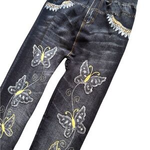 NWOT! Women’s Butterfly Print Jegging